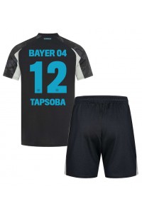 Bayer Leverkusen Edmond Tapsoba #12 Babytruitje 3e tenue Kind 2024-25 Korte Mouw (+ Korte broeken)